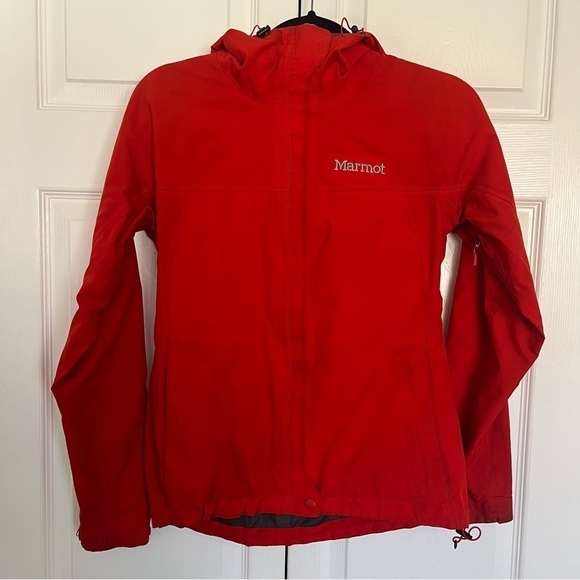 Red Orange Women's Marmot Minimalist Jacket Size XS - Picture 2 of 16
